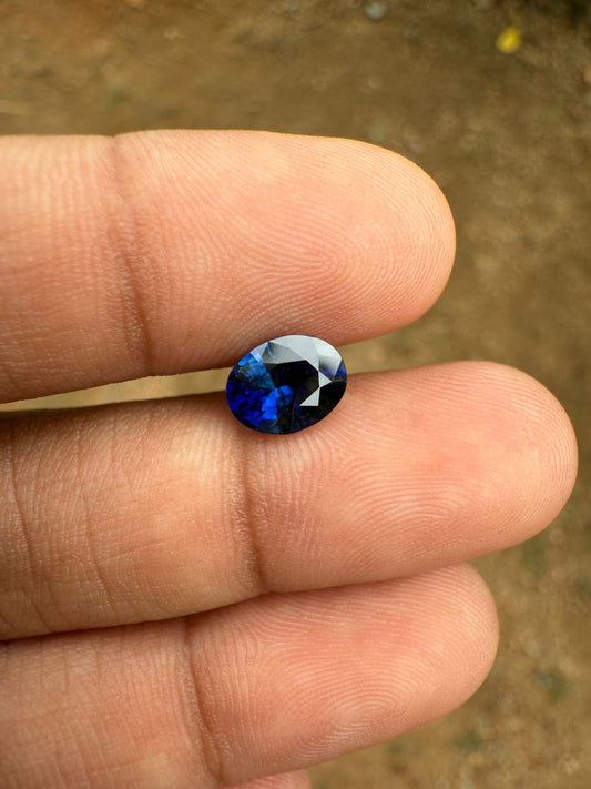Natural Sri Lankan blue sapphire