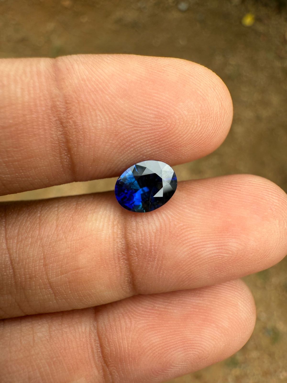 Natural Sri Lankan blue sapphire