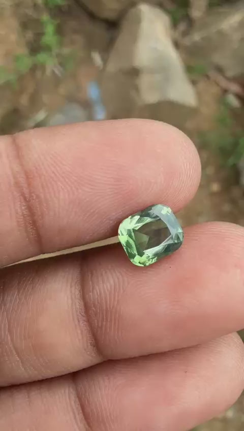 Natural Green Zircon – 1.40 Carats